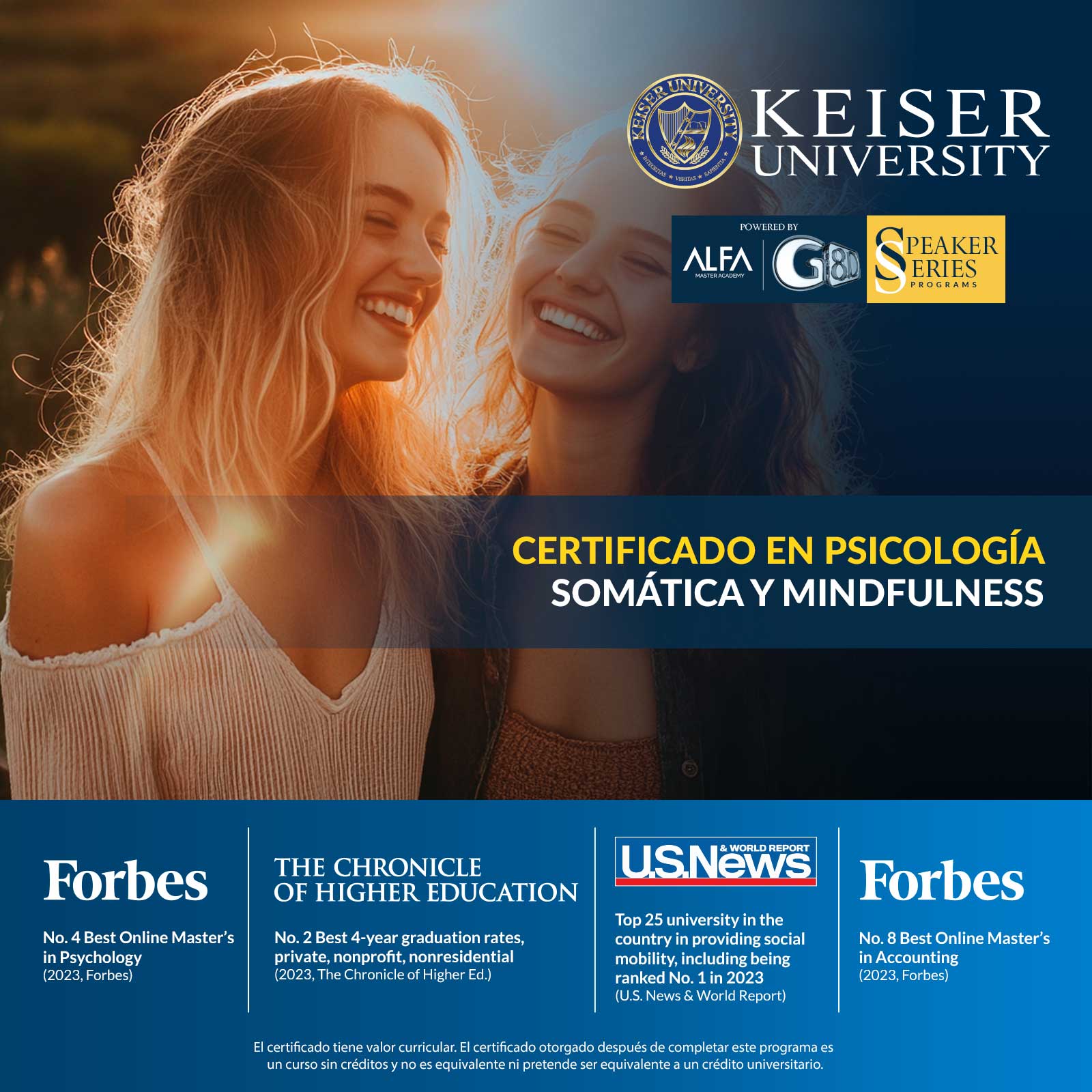 Certificado en Psicología Somática y Mindfulness
